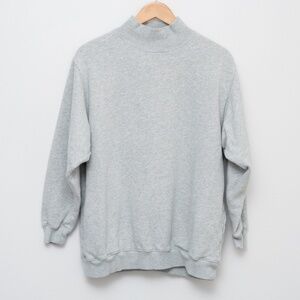 Aerie Cowl Neck Gray Sweater Size Small